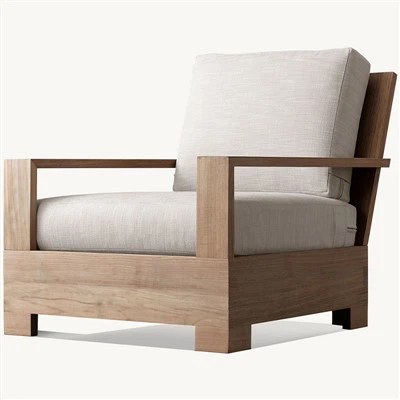 เก้าอี้เลานจ์ไม้สัก